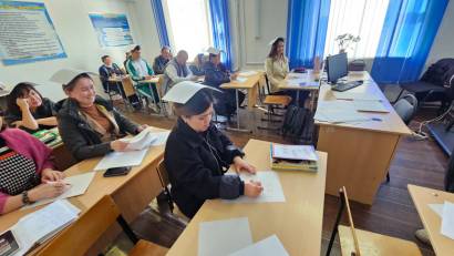 08 Қазан 2025ж.Мектеп психологы Г.К. Касимова біздің мектептің мұғалімдерін.&quot; Мектептер мен колледждерде кәмелетке толмағандар арасында аутодеструктивті мінез-құлықтың алдын алу &quot; тақырыбында психолог вахтерларды оқытты.