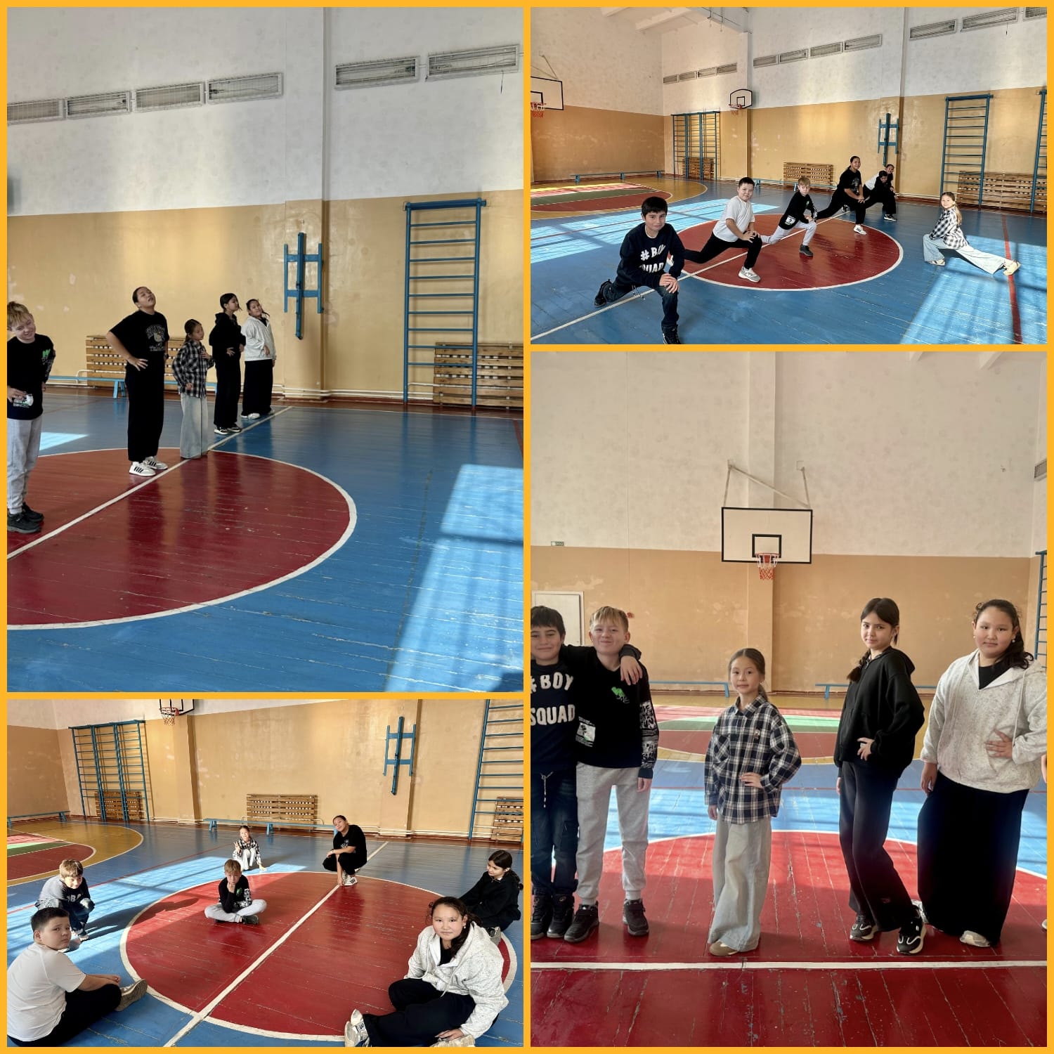 31 қазан күні күзгі демалыс жоспарына сәйкес би үйірмесінің жетекшісі 5-6 сынып оқушыларына арналған би-сауық бағдарламасын өткізді. 31 октября в соответствии с планом осенних каникул руководитель танцевального кружка провела танцевально-развлекательную п