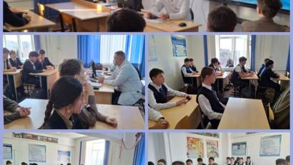 25 қараша күні 9–10 сынып оқушылары үшін «Зорлық-зомбылықты тану және оған қарсы тұру. “Жоқ” ұғымы» тақырыбында дәрігер Омаров Виталий Александровичпен ақпараттық кездесу өтті.  25 ноября для учащихся 9–10 классов состоялась информационная встреча на тему